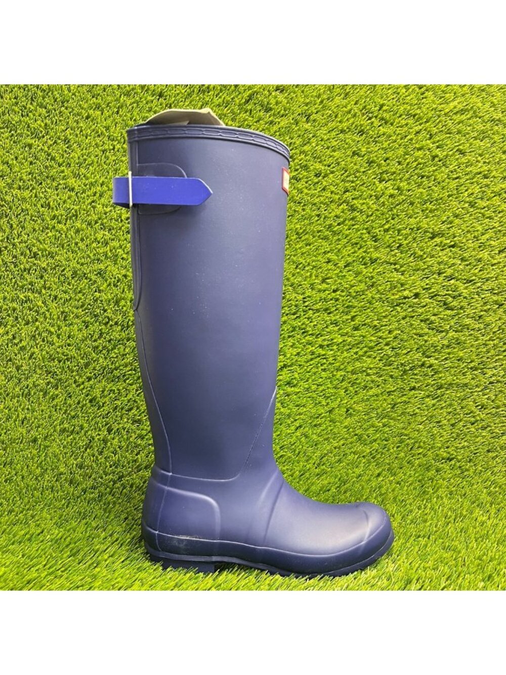 Hunter Original Tall Womens Size 6 Navy Blue Outdoor Waterproof Rain Boots
